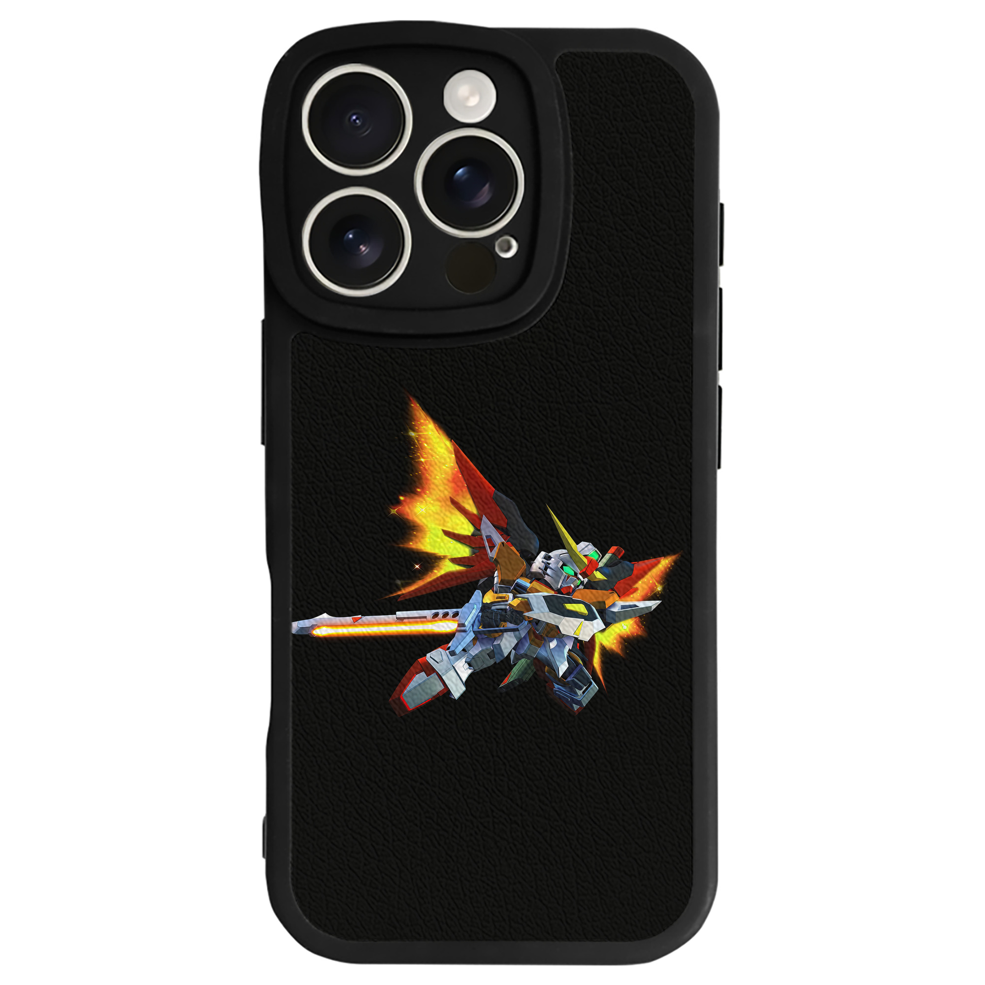 （画像用） 機動戦士ガンダム Mobile Suit Gundam 【iPhone 16シリーズ対応】シリコンスマホケース（レザー調） 材質：シリコン